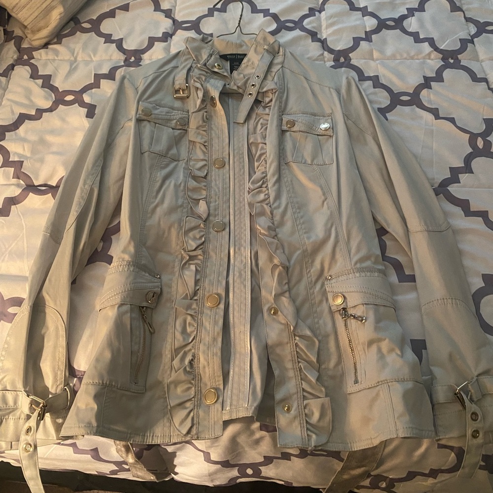 White House Black Market Jacket; Size XXS; Ice Blue Color